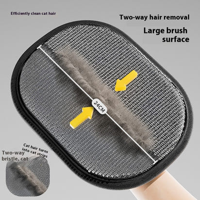 Cat hair removal gloves