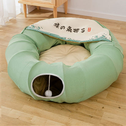 Cat's Nest Tunnel Toy Bed